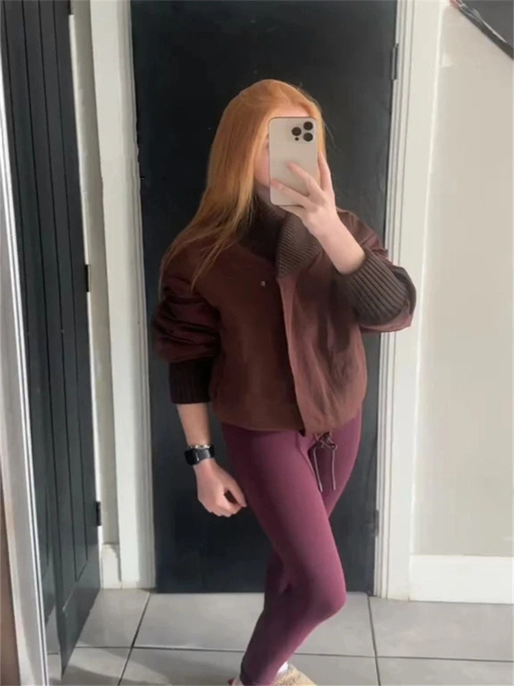 Chic Asymmetric Women's Down Jackets Vintage Laple Thicken Full Sleeve Padded Cotton Coat Female Autumn Winter Lady Streetwears