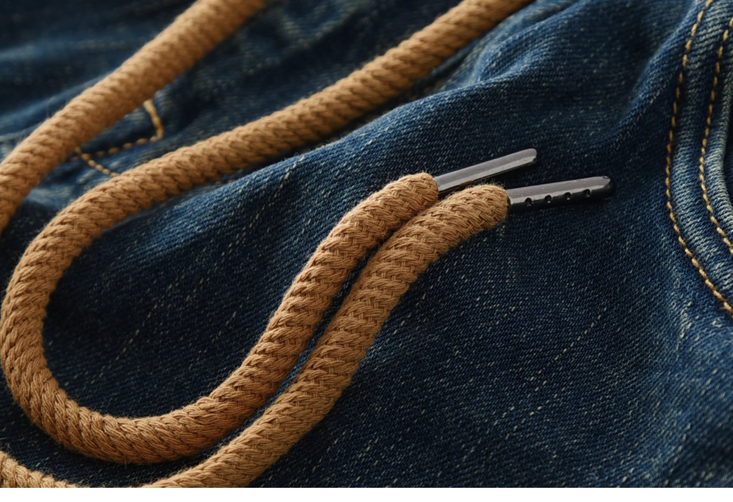 Autumn New Thick Denim Jeans Men's 99% Cotton Washed Heavyweight